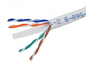 Monoprice 8108 1000ft Cat6 Utp Solid, (cmr), White