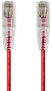 Monoprice 14802 Slimrun  Cat6 Utp Cable-2ft Red