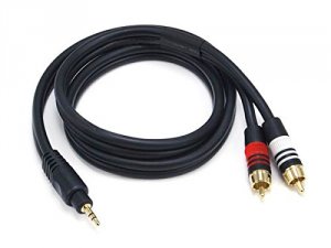 Monoprice 5597 3ft Premium 3.5mm Stereo Male To 2rca Male 22awg Cable 