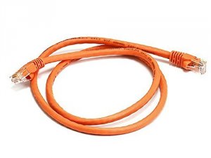 Monoprice 3413 Cat6 24awg Utp Ethernet Network Patch Cable_ 3ft Orange