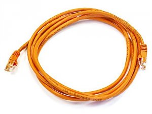 Monoprice 3414 Cat6 24awg Utp Ethernet Network Patch Cable_ 7ft Orange