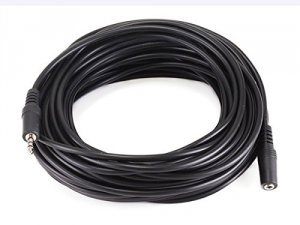 Monoprice 651 Stereo Plug Mf Cable- Black 50ft