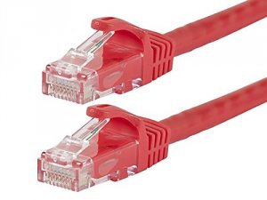 Monoprice 11291 Cat5e Patch Cable_ 25ft Red