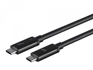 Monoprice 24721 Thunderbolt 3 (40 Gbps) Usb-c Cable_ 100w_ 0.5m