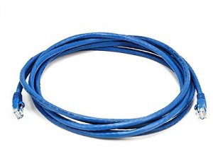 Monoprice 3436 Cat6 24awg Utp Ethernet Network Patch Cable, 10ft Blue