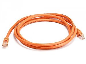 Monoprice 3430 Cat6 24awg Utp Ethernet Network Patch Cable_ 5ft Orange