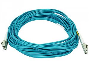 Monoprice 6389 10m Lc To Lc Duplex Fiber Optic Cable - Aqua Color 5012