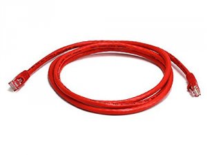 Monoprice 3432LS Cat6 24awg  Cable_ 5ft Red