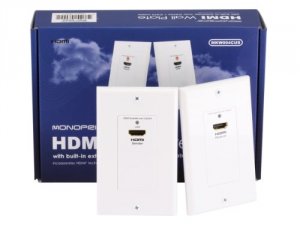 Monoprice 8009 Hdmi Over Cat5e6 Extdr Wall Plate(pair)