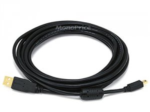 Monoprice 5450 Usb 2 A M To Mini-b Male 2824awg 15ft