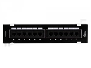 Monoprice 7299 Cat5e Patch Panel 110 Type 12 Port