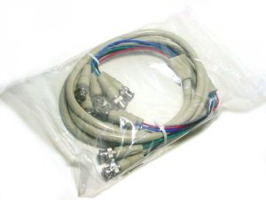 Monoprice 574 Rgb 5bnc To 5bnc Rgb Video Cable - 25ft