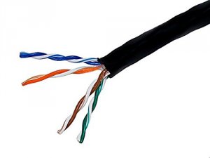 Monoprice QRT 878 Cat5e Utp Solid (cmr) 1000ft - Black