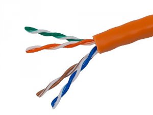 Monoprice 883 Cat5e Utp Solid (cmr) 1000ft - Orange