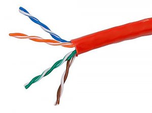 Monoprice 889 Cat5e Utp Stranded (cm) 1000ft - Red