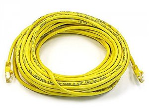 Monoprice 2161 Cat5e  Cable_ 50ft Yellow