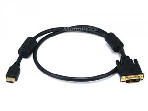 Monoprice 2661 Hdmi To Adapt Dvi Cble 3ft