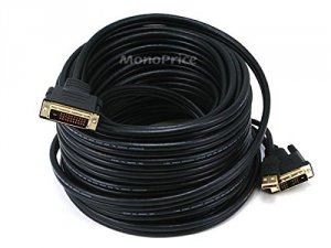 Monoprice 3043 Dvi-d  Usb A To M1-d Cable-black 50ft