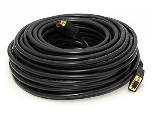 Monoprice 3574 Super Vga Mm Cable W Ferrites 100ft