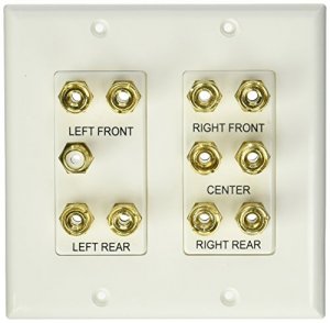 Monoprice 4012 Surround Sound Wall Plate 5.1