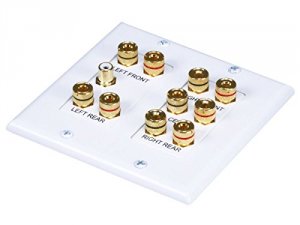 Monoprice 4012 Surround Sound Wall Plate 5.1