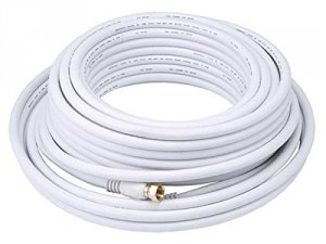 Monoprice 4061 Cl2 Coaxial Cable With F Type 50ft White