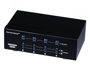 Monoprice 4084 Svga Vga Matrix Switcher Splitter - 2x4