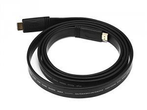 Monoprice 4158 Flat High Speed Hdmi Cable_ 6ft Black