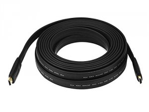 Monoprice 4162 Flat Standard Hdmi Cable_ 25ft Black