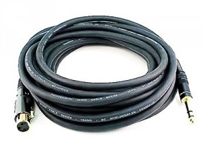 Monoprice 4772 Xlr F To 14inch Trs M 16awg Cable 25ft