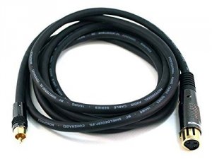 Monoprice 4786 Xlr F To Rca M 16awg Cable 10ft