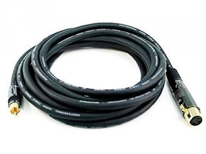 Monoprice 4787 Xlr F To Rca M 16awg Cable 15ft