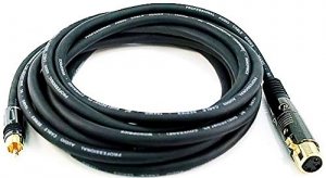 Monoprice 4787 Xlr F To Rca M 16awg Cable 15ft