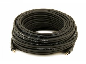 Monoprice 5583 Stereo M To Stereo M Cable 50ft - Black