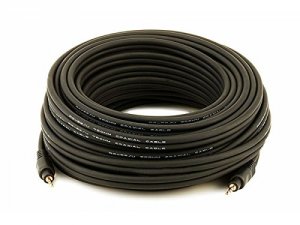 Monoprice 5583 Stereo M To Stereo M Cable 50ft - Black