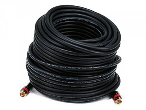 Monoprice 5872 Coaxial Audiovideo Rca Cl2 Cable 100ft