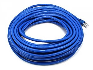 Monoprice 5905 Cat6a   Patch Cable_ 50ft Blue