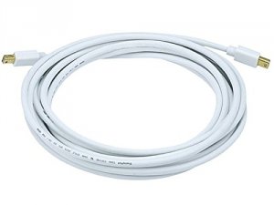 Monoprice 5993 Mini Displayport Cable- White 15ft