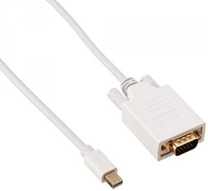 Monoprice 6005 Mini Displayport To Vga Cable-white 15ft