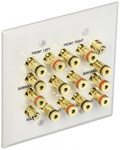 Monoprice 6707 Surround Sound Wall Plate 7.2