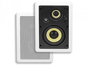 Monoprice 7607 Wall Speakers 6.5 Inch 3-way (pair)