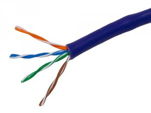 Monoprice 8598 Cat5e Utp Solid (cmr) 1000ft - Purple