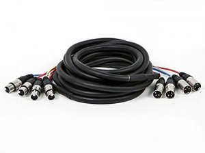 Monoprice 8767 Channel-4 Xlr Mxlr F Snake Cable 20f