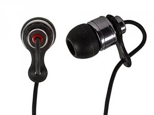 Monoprice 9396 Hi-fi Noise Isolate Earphone_black  Red