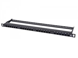 Monoprice 10032 Cat6 Patch Panel_ 24 Ports_ Dual Idc