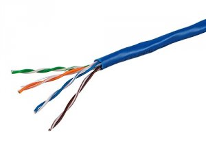 Monoprice 12757 Cat5e Utp Solid (cmr) -  Blue 1000ft