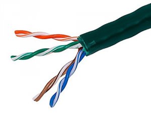 Monoprice 12759 Cat5e Utp Solid (cmr) -  Green 1000ft