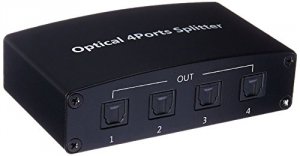 Monoprice 13343 Toslink Spdif 1x4 Splitter