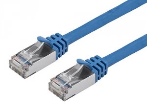 Monoprice 13663 Cat7 Shielded (sftp) Cable_ 25ft Blue