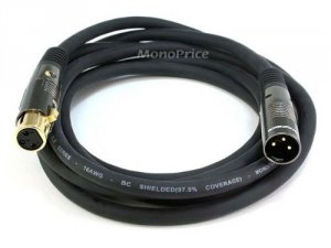 Monoprice 4752 Xlr M To Xlr F 16awg Cable 10ft